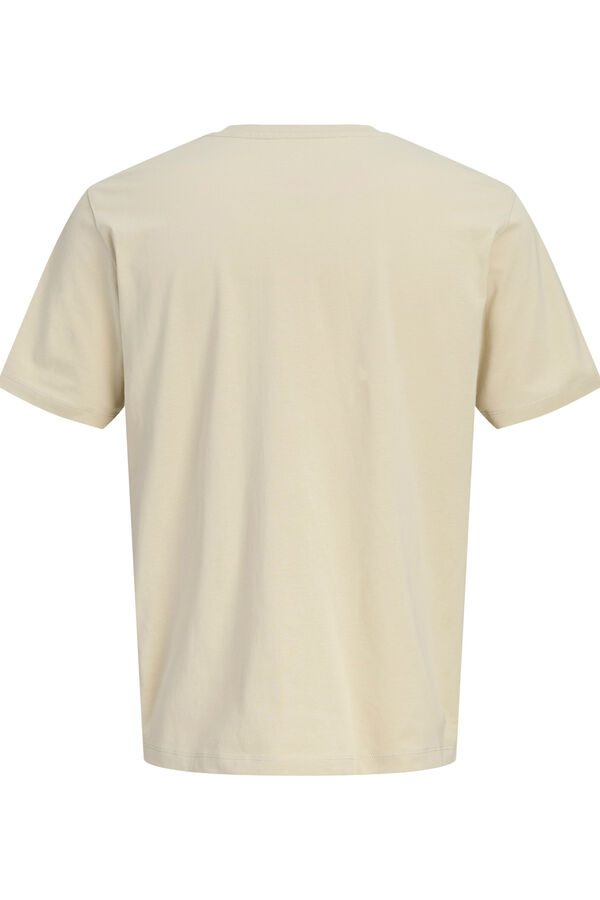 Jack & Jones PLUS Logo print T-shirt grey