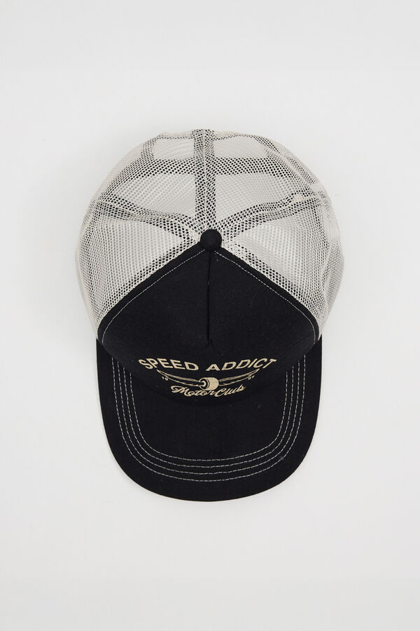 Inside Gorra trucker estampada blanco