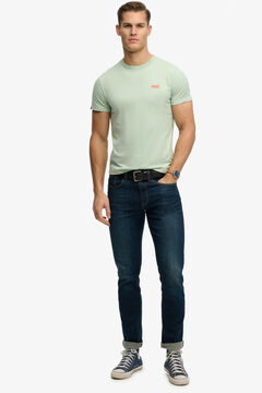 Superdry Camiseta manga corta b&aacute;sica con logotipo peque&ntilde;o