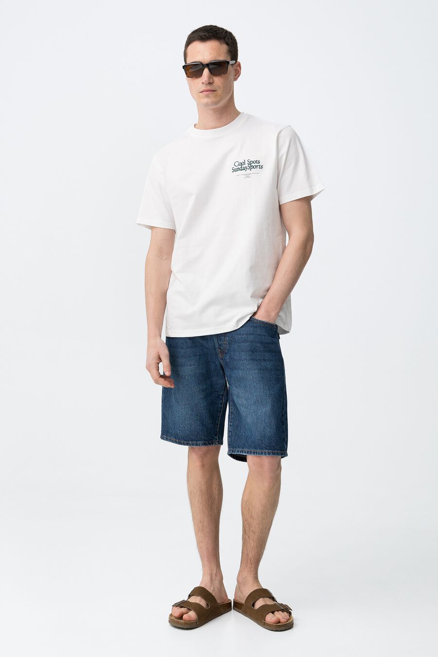 Pantalones cortos de mezclilla