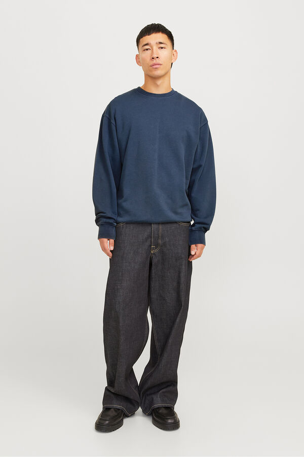 Jack & Jones Basic loose fit sweatshirt blue