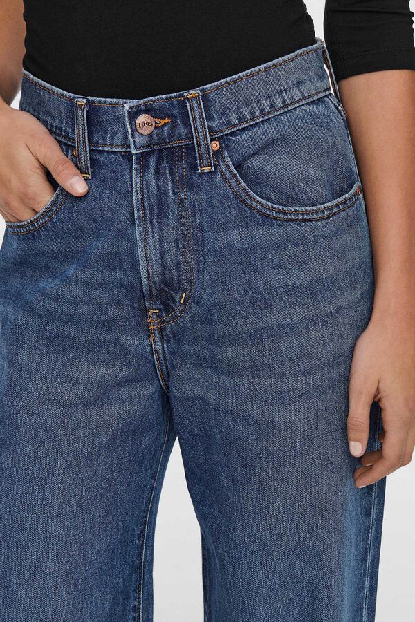 Springfield Jeans Straight azul medio