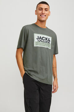 Springfield Camiseta fit estándar verde
