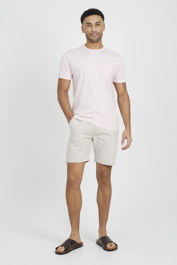 Brave Soul Essential short-sleeved T-shirt pink