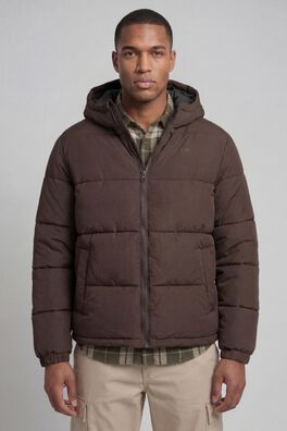 Cazadora puffer capucha