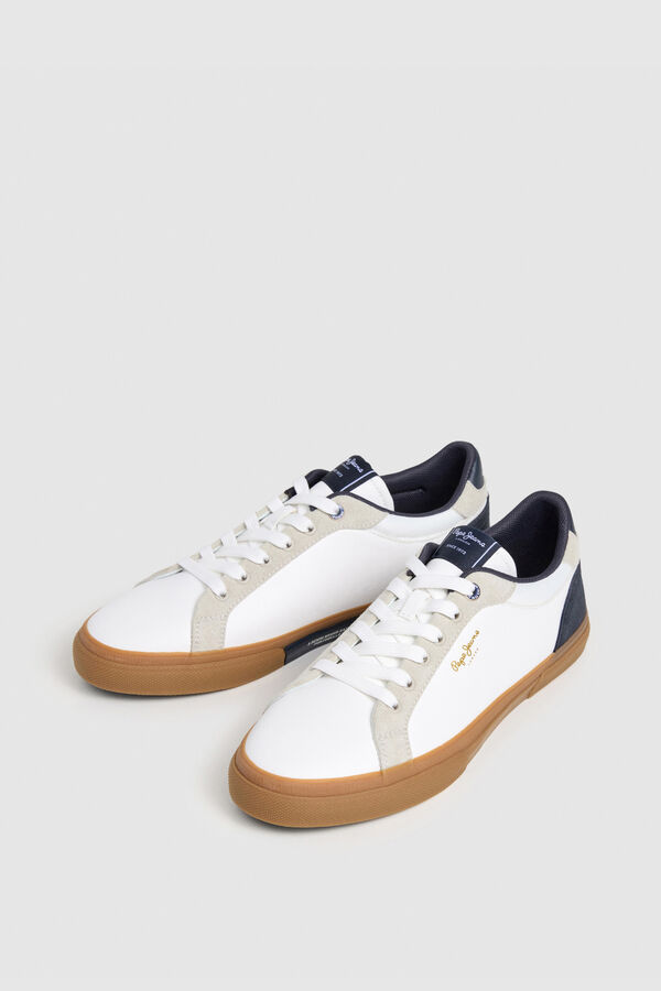 Pepe Jeans Zapatillas bajas cl&aacute;sicas marfil
