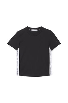 Springfield  Short sleeve t-shirt with logo schwarz