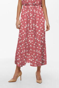 Springfield Long printed skirt rouge