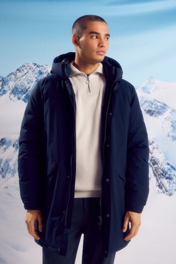 Springfield Parka acolchada térmica navy