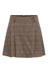 Only Saia curta saia xadrez