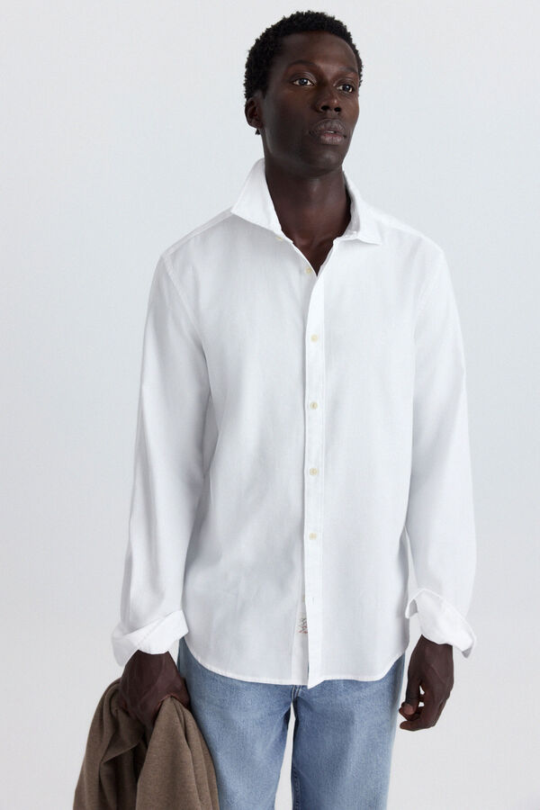 Springfield Camisa estruturada branco