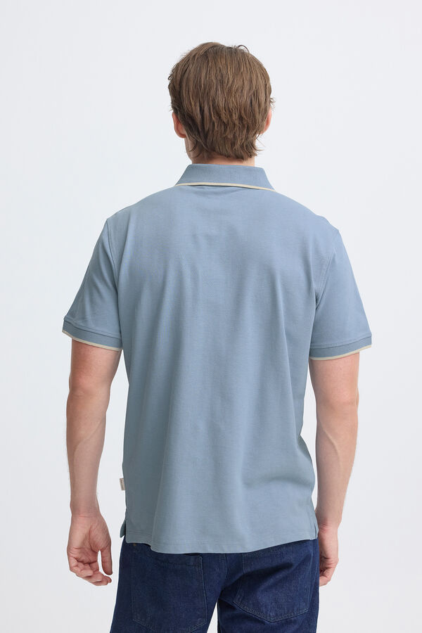 Blend Piqu&eacute; Polo Shirt blue