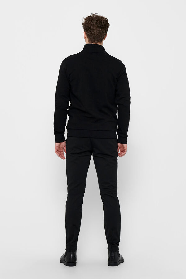 Only & Sons Jersey con cuello alto negro