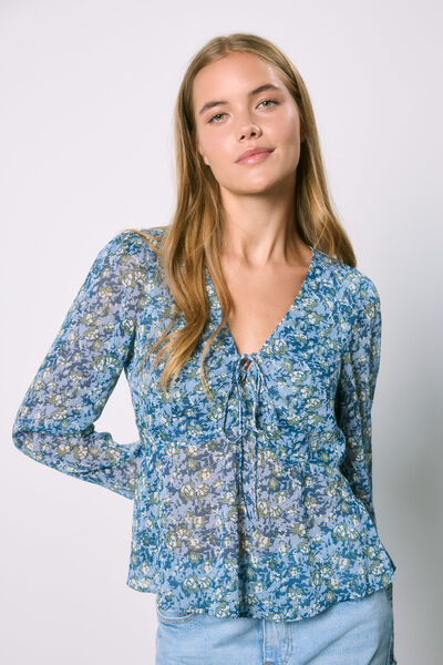 Springfield Camisa Olivia azul indigo