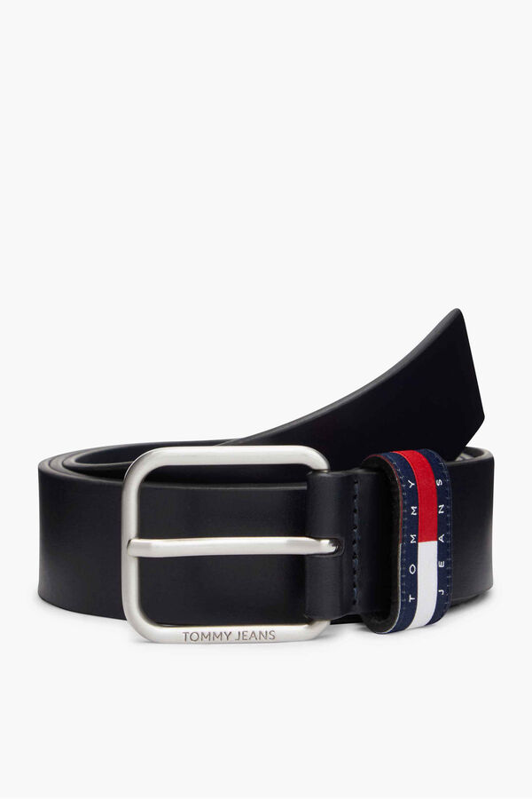 Tommy Jeans Cintur&oacute;n Tommy Jeans azul marino con hebilla met&aacute;lica azul