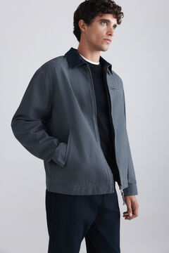 Springfield Washed cotton contrast jacket