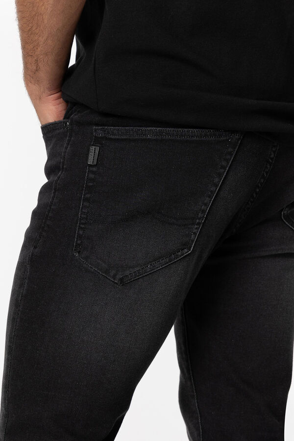 Springfield Indigo super slim knit jeans black