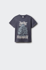Springfield Kids Camiseta árbol SPF niño azul