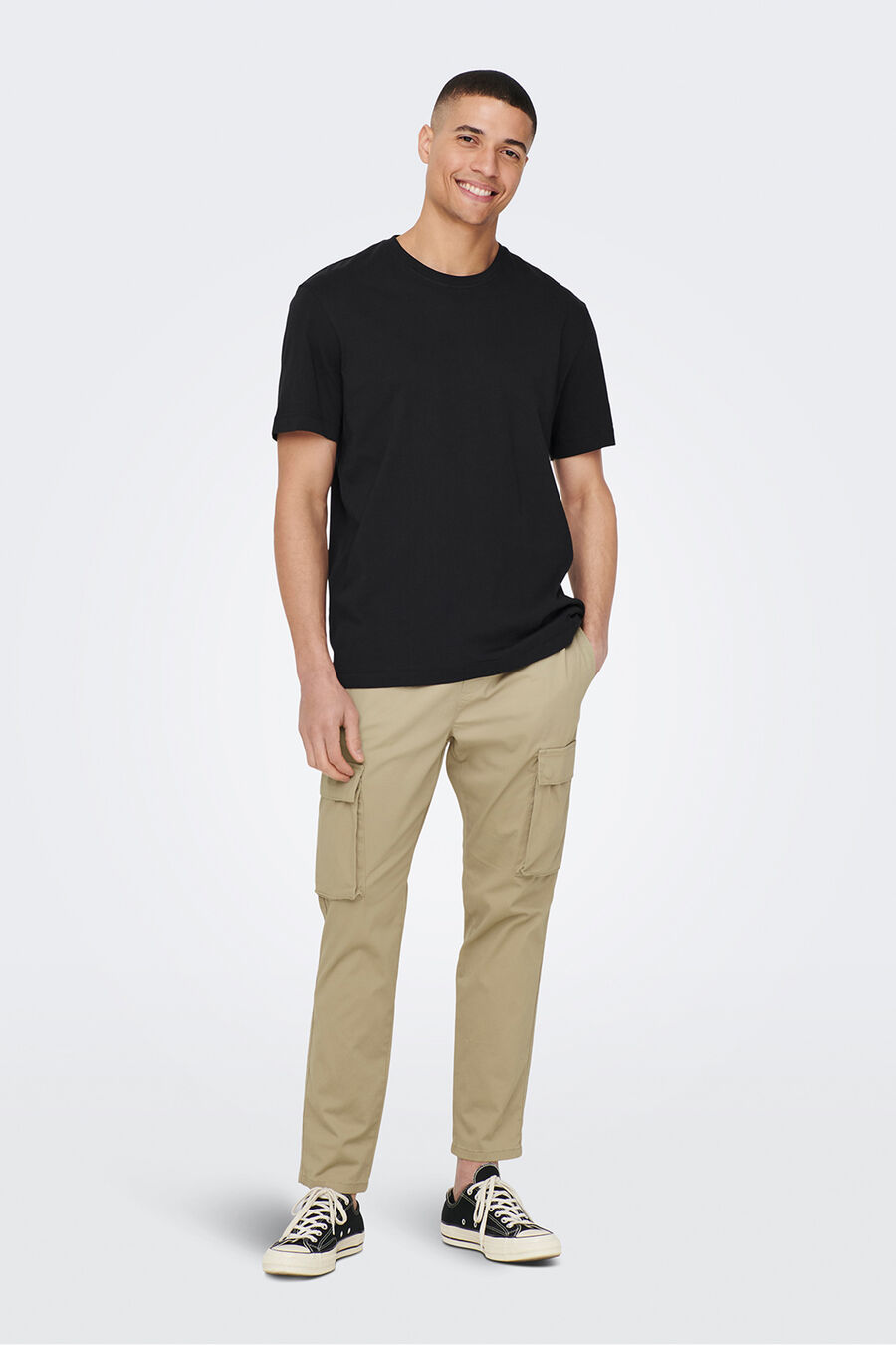 Camiseta básica manga corta