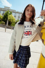 Springfield Kids Sudadera bandera UK niña nude