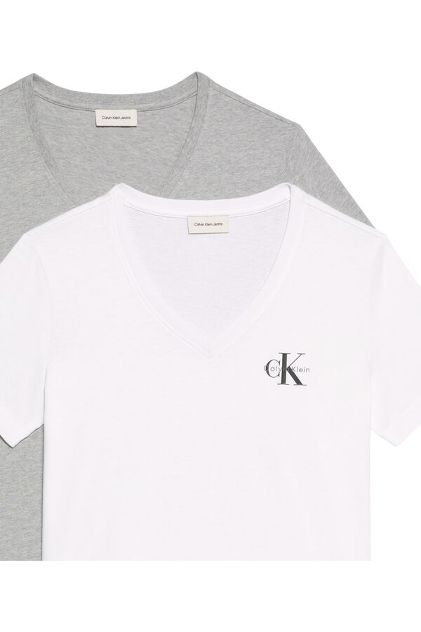 CK Jeans Pack de 2 camisetas de manga corta blanco