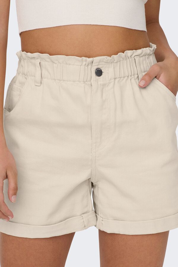 JDY Mom fit short gris
