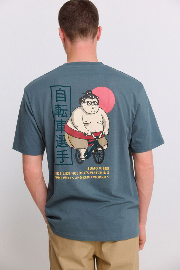 Springfield Sumo T-shirt blue