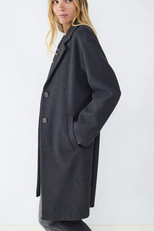 Balmohk Classic long coat grey