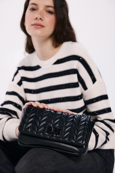 Springfield Quilted crossbody bag black