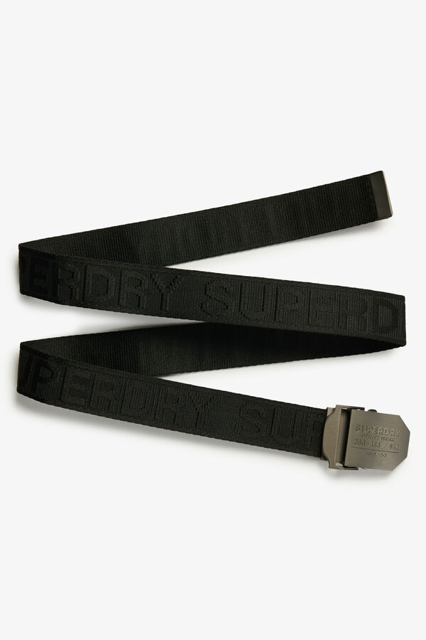 Superdry Gürtel mit Schnalle Schwarz