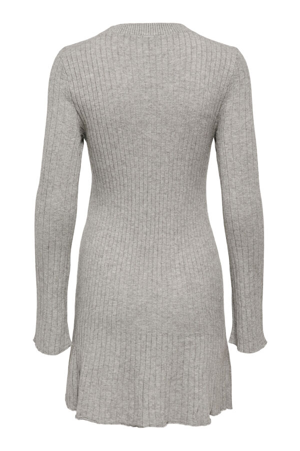 Only Vestido curto com manga compridas cinzento