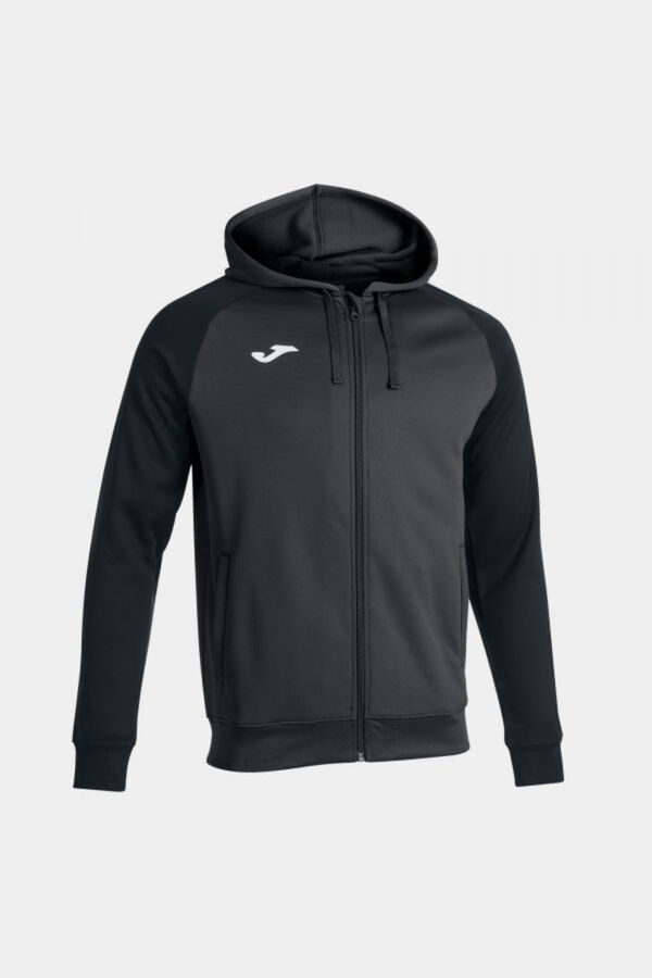 Joma Chaqueta capucha y cremallera gris