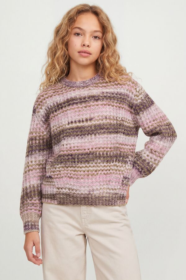 Jack & Jones Girl Loose round neck jumper brown