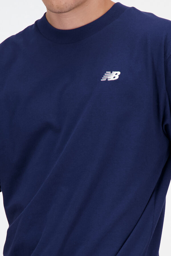 New Balance T-shirt de algodão Sport Essentials azul