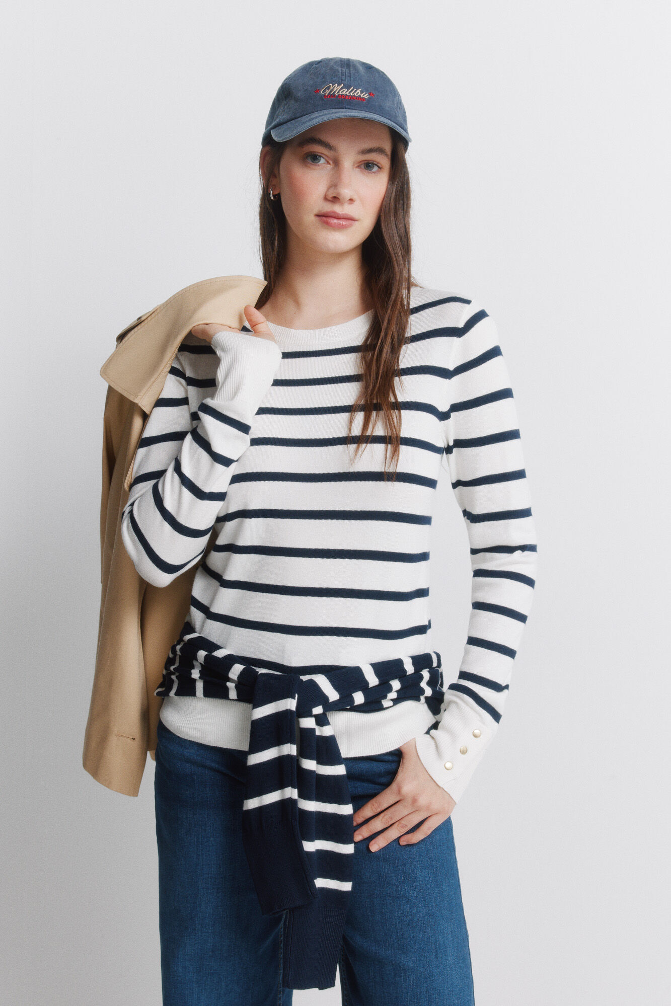 Springfield Fine jumper, button cuffs