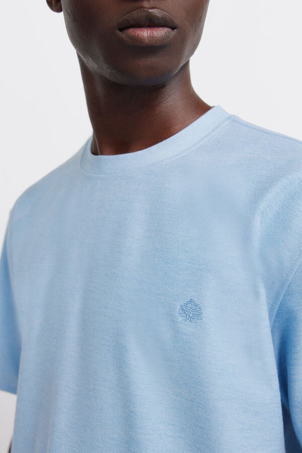 Springfield Oxford T-shirt blue