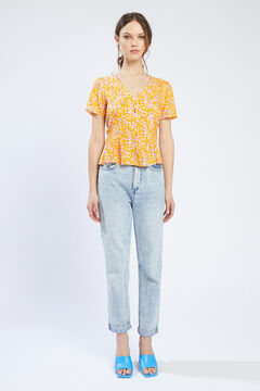 Springfield Fitted blouse yellow