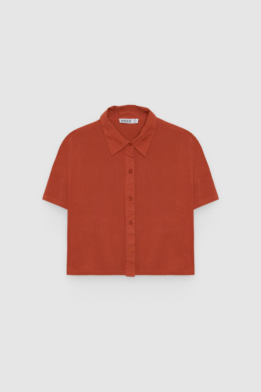 Camisa manga corta rústica