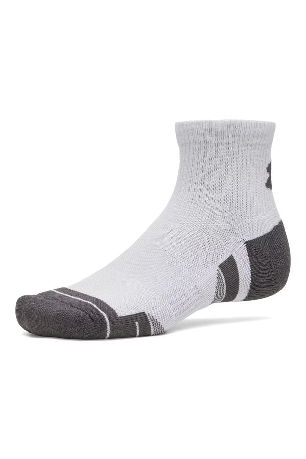 Under Armour Pack of 3 ankle socks white
