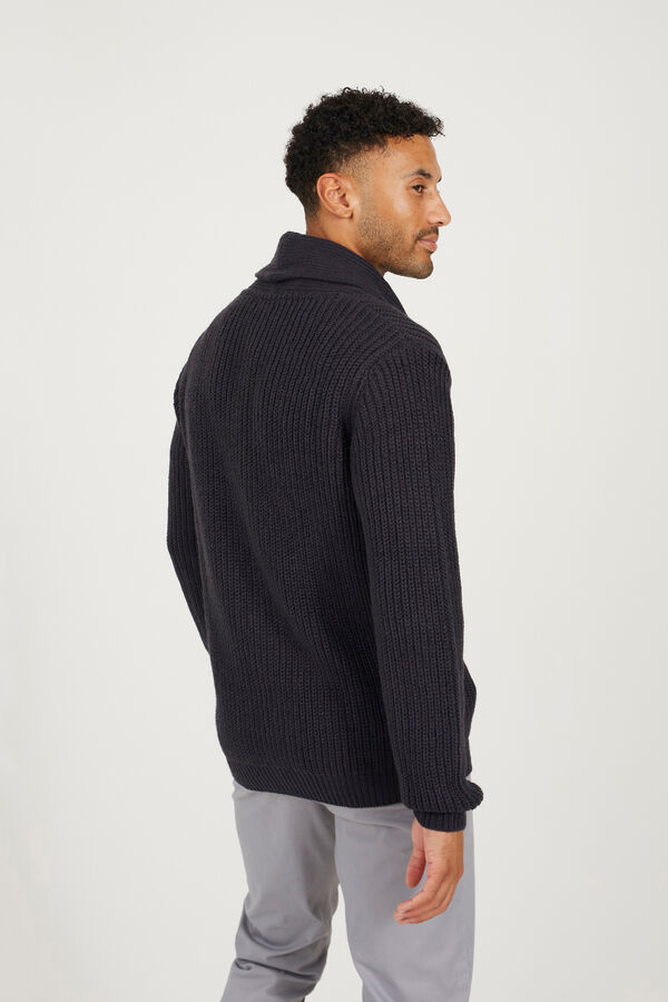 Brave Soul Cardigan com fecho de bot&otilde;es azul