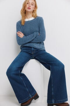 Springfield Combined neck chenille T-shirt