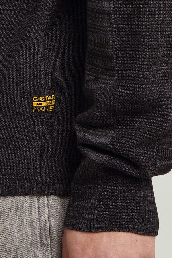 G-STAR Jersey de corte recto negro