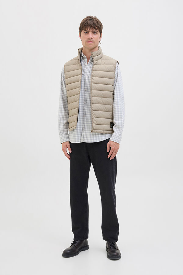 JJ REBEL Chaleco acolchado ligero gris