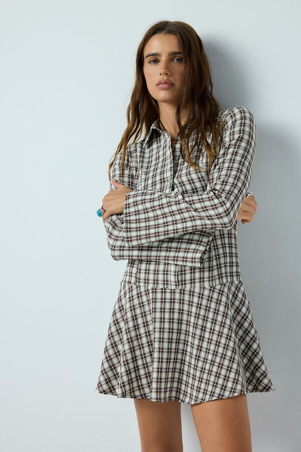 High Spirits Heritage Shirt Dress bege