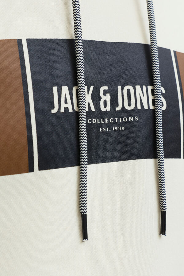 Jack & Jones Sudadera regular fit blanco