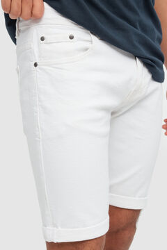 Inside Bermuda denim