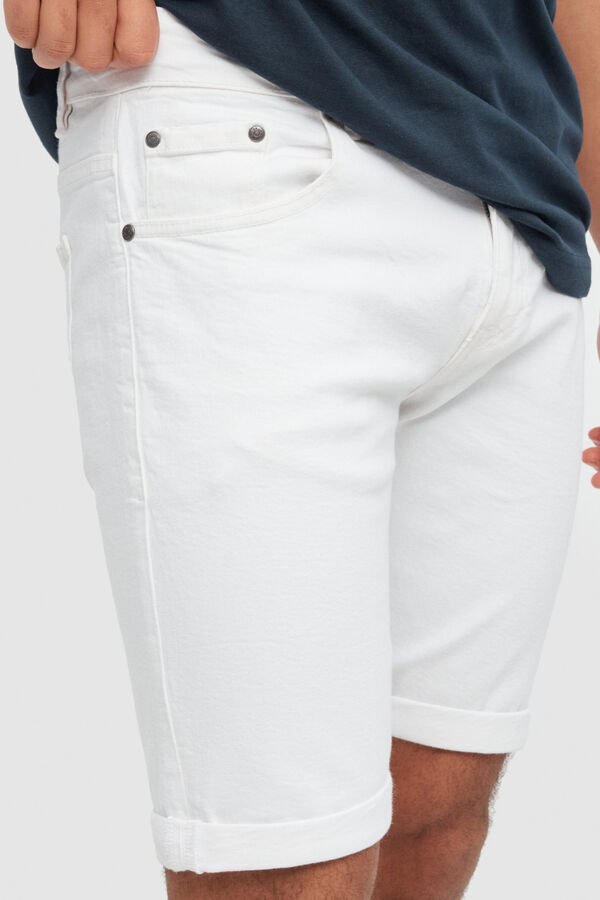 Inside Denim Bermuda shorts white