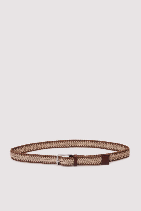 Springfield Two-tone woven belt grey