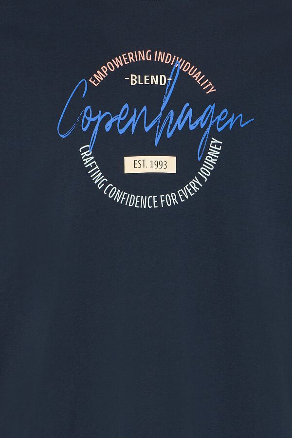 Blend PLUS Camiseta manga corta talla grande azul