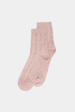 Springfield Textured socks pink